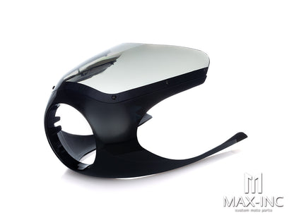 Black Universal Broman Cafe Racer Headlight Fairing / Cowl