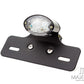 Universal Cat Eye Black LED Stop / Tail Light - Clear Lens