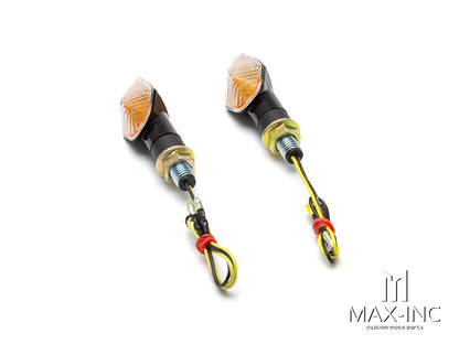 Black Apollos Mini LED Turn Signals / Indicators - Emarked