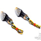 Black Micro LED Turn Signals / Indicators - Small & Bright