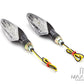 Carbon Pattern Full Size Spear Head LED Turn Signals / Indicators - Emarked