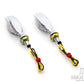 Chrome Mini Gator Alloy LED Turn Signals / Indicators - Emarked