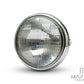 7.7" Chrome Shorty Metal Headlight - 12v / 55w Sealed Beam