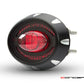 2" Micro Oval CNC Machined Billet Aluminium LED Stop / Tail Light