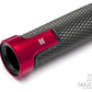 Sportz Red Anodized CNC Machined Aluminum / Rubber Hand Grips + Bar Ends - 7/8" (22mm)