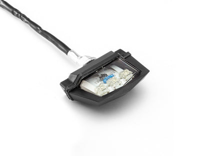 Black Universal Bolt On LED License Plate Light - Emarked