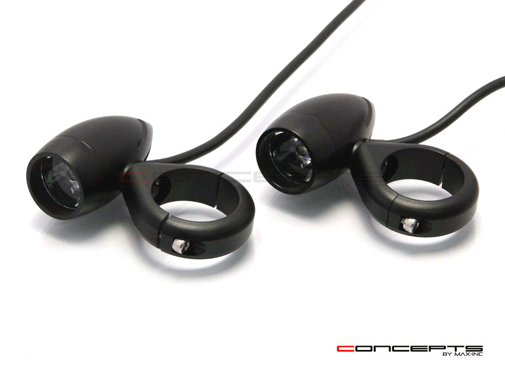 Billet aluminium motorcycle spot fog lights