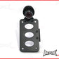 Black Side Axle Mount Lucas Replica Stop / Tail Light - Bulb Type