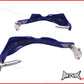 High Quality Blue Plastic / Aluminium Hand Guards - Fits 7/8 Bars
