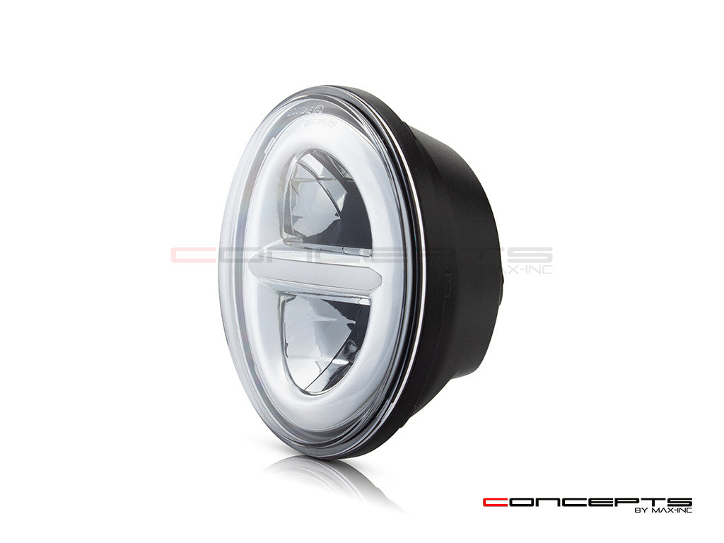 Chrome LED Headlight Insert | 45W 4-Function | Harley 1965-2016