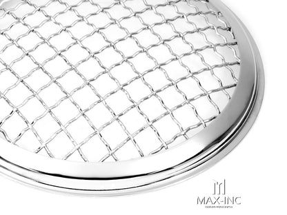 5.75" Chrome Mesh Grill Metal Headlight Cover
