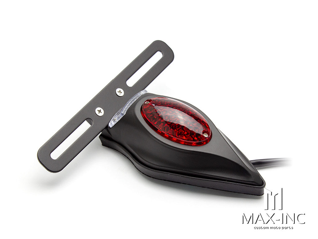 Matte Black Alloy Tombstone LED Stop / Tail Light