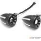 Cyclops Black + Contrast Cut CNC Machined Alum Classic Integrated LED Turn Signals + Daytime Running Lights