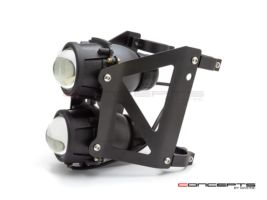 最大10%OFFクーポン Max Dual Stacked Streetfighter Motorcycle Headlight | DOT 洋楽
