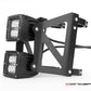 Universal Motorcycle LED Headlight Kit - DUAL STACKED Design with High/Low Beam, Adjustable Fork Clamps & H4 Connector