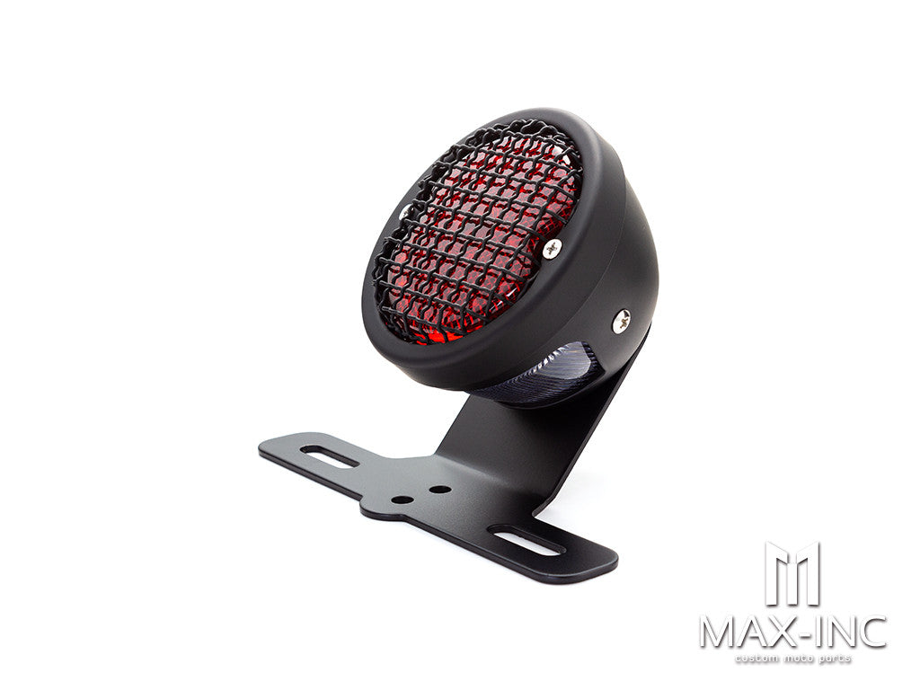 Matte Black Mesh Grill Metal LED Stop / Tail Light
