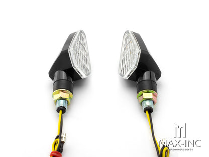 Black Mini LED Turn Signals / Indicators - Emarked