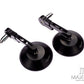Trento Black CNC Aluminum Bar End Mirrors - 7/8" (22mm) Universal Fit - E-Marked