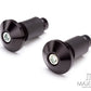 Black Anodized CNC Machined Aluminum Bar Ends - 7/8"(22mm)