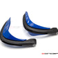 Blue Universal LED Handguards with Integrated Daytime Running Lights + Turn Signals - Cool White / Amber