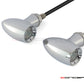 MAX LADZ Chrome CNC Machined Alum Mini Rear LED Indicators / Turn Signals + Running Lights - Red