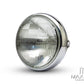 7.7" Chrome Shorty Metal Headlight - 12v / 55w Sealed Beam