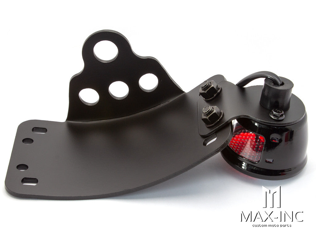 Black Curved Side Mount Miller LED Stop / Tail Light