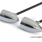 Chrome Alloy Custom LED Turn Signals / Running Lights - Smoked Lense