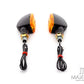 Black Mini Czar LED Turn Signals / Indicators - Bulb Type - Emarked