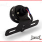 Matte Black Studded Retro Style LED Stop / Tail Light - Smoked Lens