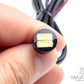 WHITE Micro 12v Flush Mount LED Mini Daytime Running Lights