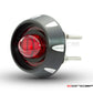 2" Micro Oval CNC Machined Billet Aluminium LED Stop / Tail Light