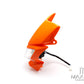 Orange Beasty Universal Supermoto Headlight Mask - 12v/35w