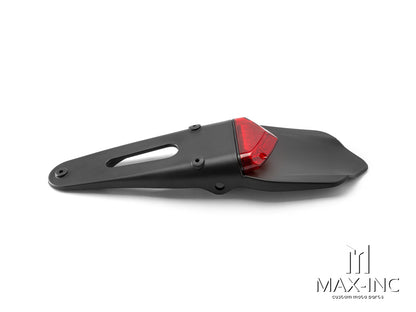 Universal Supermoto Rear Fender LED Stop / Tail Light - Red Lens