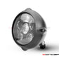 7" Black Alloy Vintage Style LED Projector Headlight