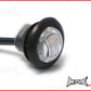 RED 12v Round Flush Mount LED Mini Marker Lights