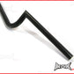 Black Cafe Racer Clubman Steel Handlebars - 7/8 (22mm)