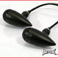 Black Alloy Custom Bird Cage Turn Signals / Indicators