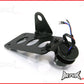 Black Side Axle Mount Lucas Replica Stop / Tail Light - Bulb Type