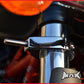 Harley Davidson Fork Mount Turn Signal Relocation Chrome Brackets - 39mm