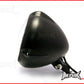 6.7 INCH Matte Black Aluminium Vintage Style Bottom Mount Headlight - 12v / 55w