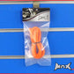 Orange 4mm Silicone Fuel Line Hose - Length 40" (100cm)