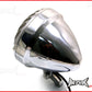6.5" Polished Prison Bar Headlight - Cast Aluminum 55W Halogen, Universal Bottom Mount