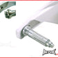 High Quality White Plastic / Aluminium Hand Guards - Fits 7/8 Bars