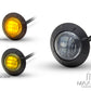 2" Flush Mount Sealed Smoked Lens LED Running Lights / Turn Signals - Set Of 2