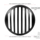 5.75" Black Prison Bar Grill Metal Headlight Cover