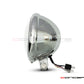 5.75" Chrome Bates Style Metal Classic / Modern LED Headlight