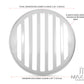 5.75" Chrome Prison Bar Grill Metal Headlight Cover