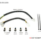 Universal DIY 12V CNC Aluminium Dash Light Assembly - 5 Indicator Lights (Amber/Red/Green/Blue), Wiring Harness for Cafe Racers, Custom Bikes, Classic Cars