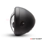 7.7" Matte Black Multi Projector LED Headlight + X Cross Cover-Side